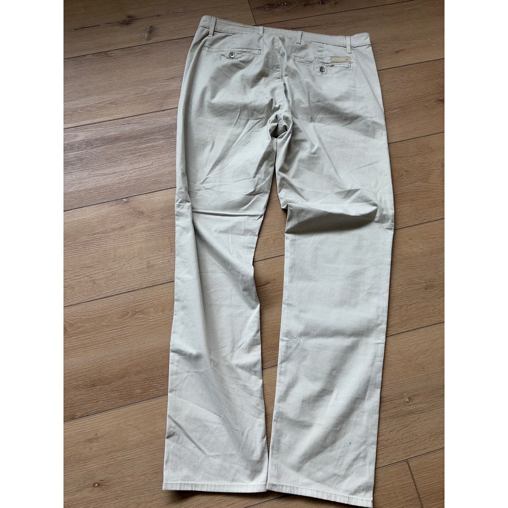 AG Adriano Goldschmied Marshall Slim‎ Trouser Mens size 38 Beige Chino Pants - Picture 9 of 10